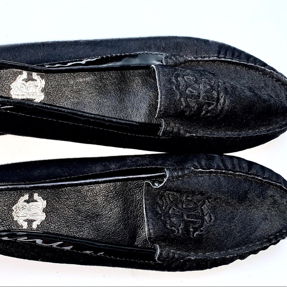 Roberto Gavalli natural skin leather flat shoes